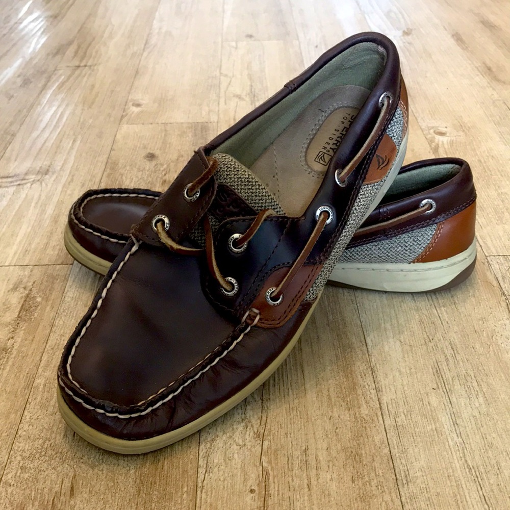 Sperry Boat Shoes, Women's Size 8, Dark Brown Cho… - image 2